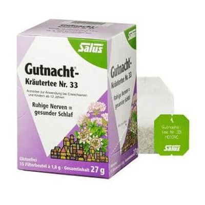 GUTNACHT Kräutertee Nr.33 Salus Filterbeutel