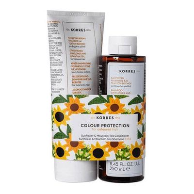 KORRES Sunflower & Mountain Tea Hair Collection Set