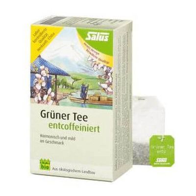 GRÜNER TEE entcoffeiniert bio Salus Filterbeutel