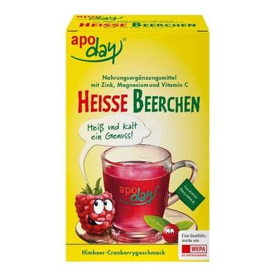 APODAY heiße Beerchen+Vit.C+Zink+Magnesium Pulver