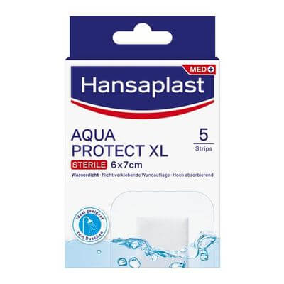 HANSAPLAST Aqua Protect Wundverb.steril 6x7 cm