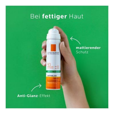 ROCHE POSAY Anthelios Anti-Glanz Gesichtsspray LSF 50