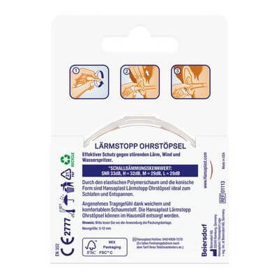 HANSAPLAST Lärmstop Ohrstöpsel