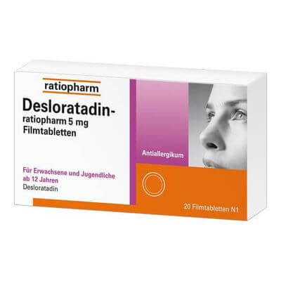 DESLORATADIN-ratiopharm 5 mg Filmtabletten