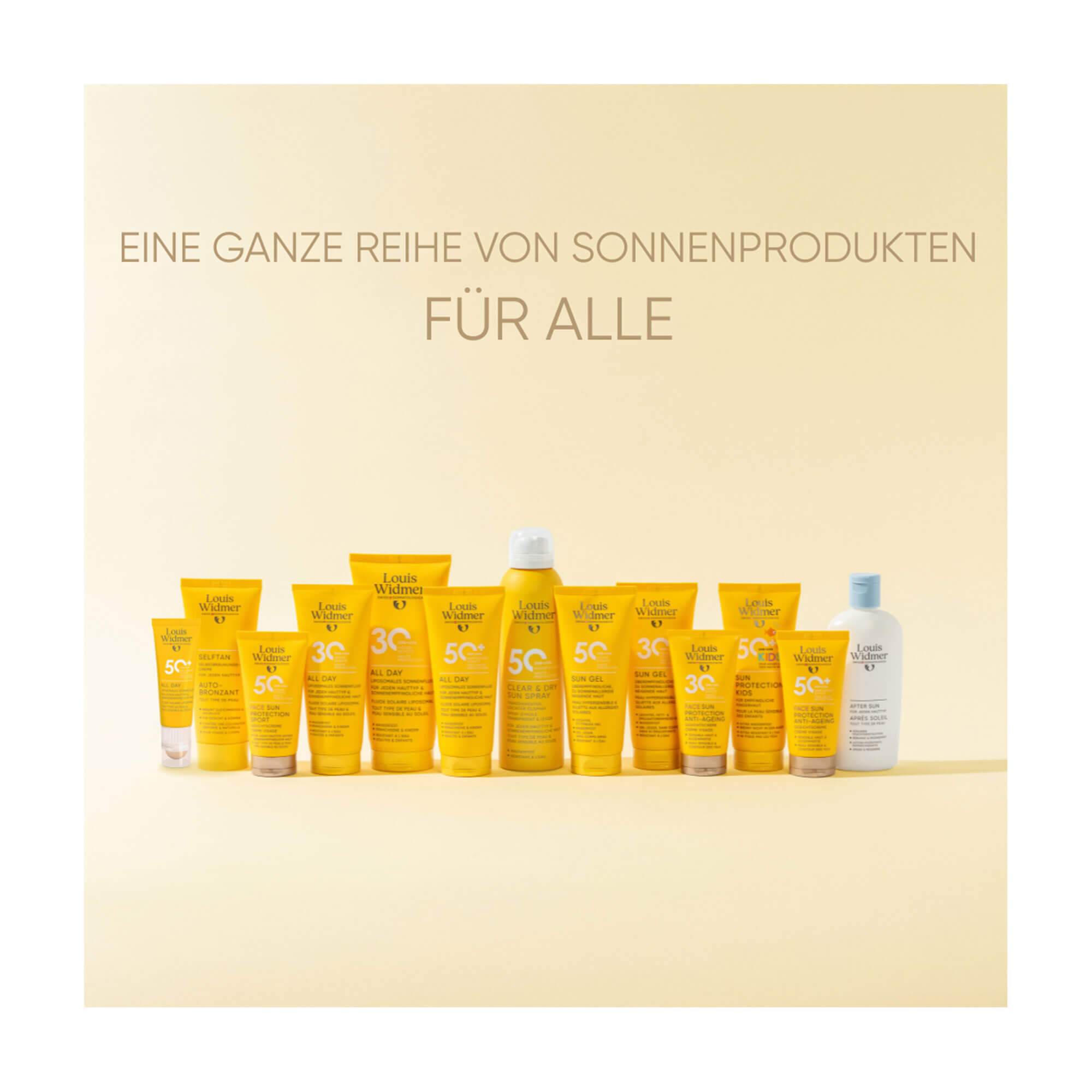 WIDMER Sun All Day UV 50+ mit Lippenpflege