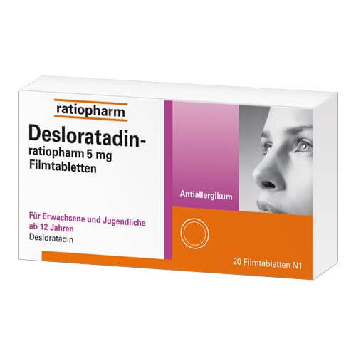 DESLORATADIN-ratiopharm 5 mg Filmtabletten